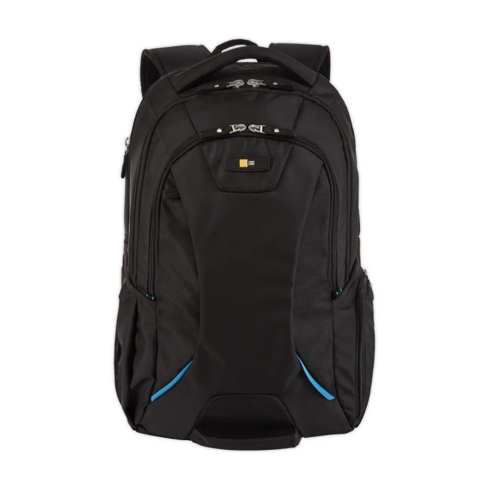 Case Logic 2.76 in. x 13.39 in. x 19.69 in. Polyester Checkpoint Friendly Backpack for 15.6 in. Devices - Black