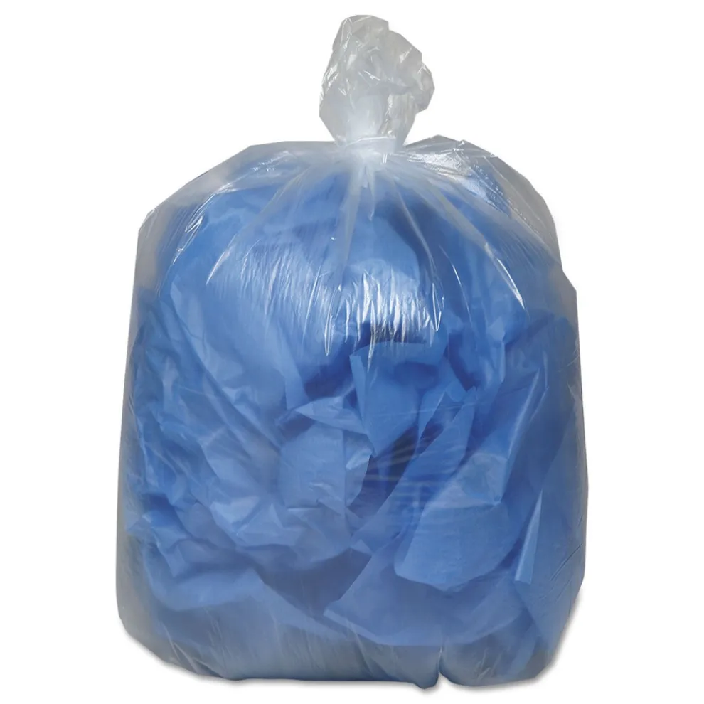 Classic Clear 30 Gallon 0.71 mil 30 in. x 36 in. Linear Low-Density Can Liners - Clear (250/Carton)