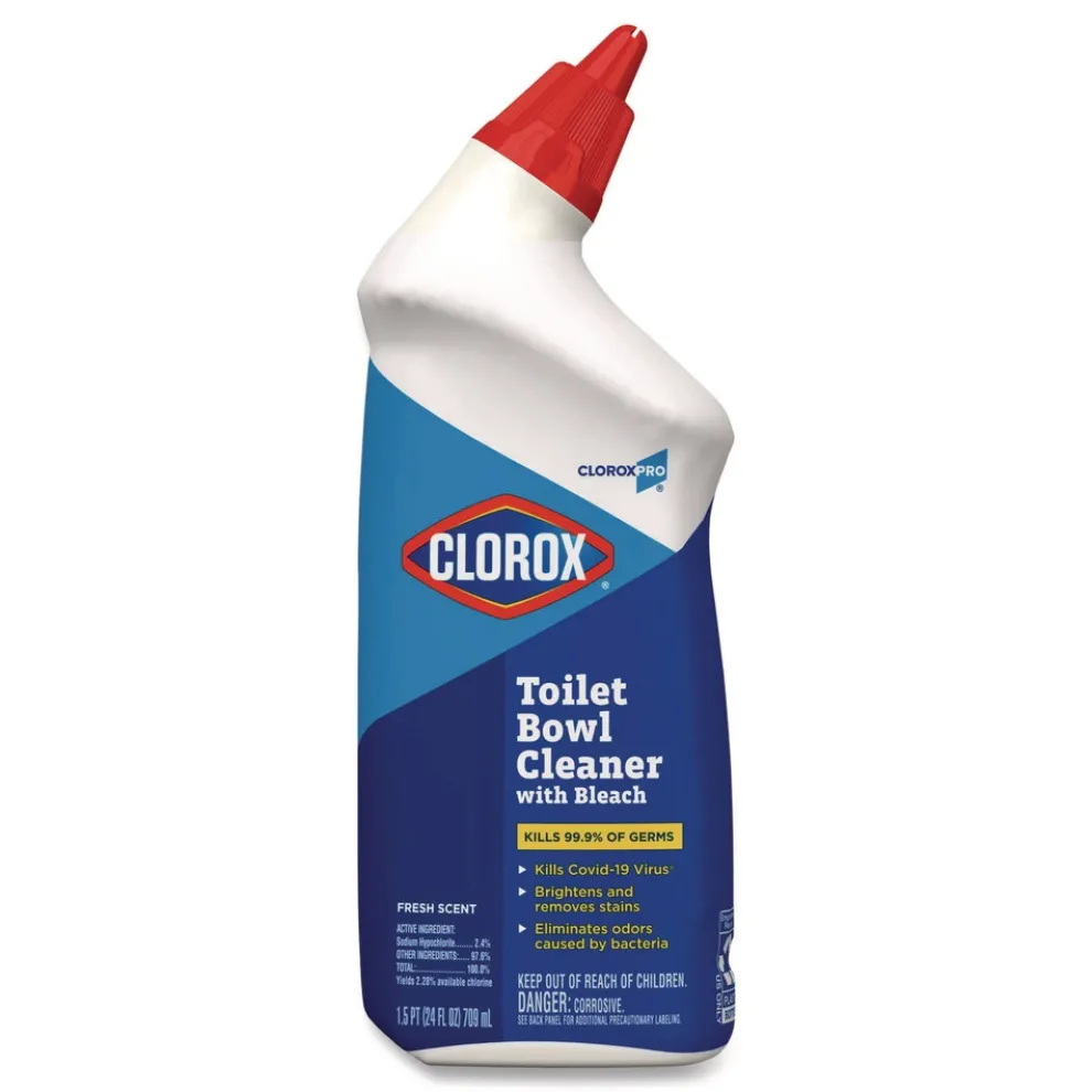 Clorox 24 oz. Bottle Toilet Bowl Cleaner with Bleach - Fresh Scent