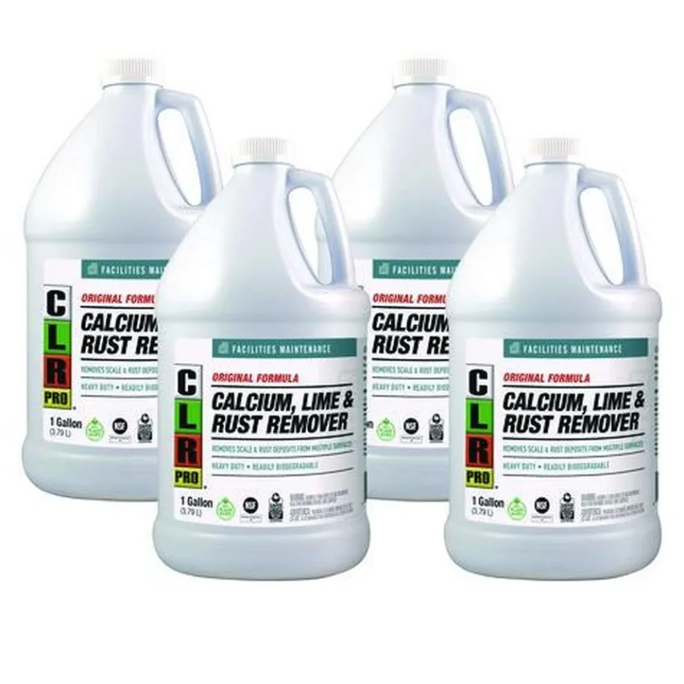 CLR PRO 1 gal. Bottle Calcium Lime and Rust Remover (4/Carton)