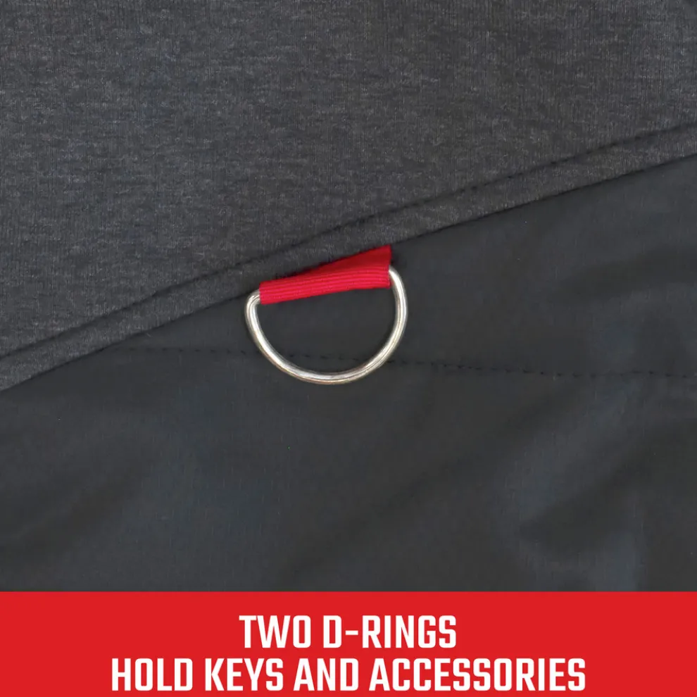 Craftsman 20V Lithium-Ion Cordless Men's Hybrid Heated Jacket (2 Ah) - Medium, Black