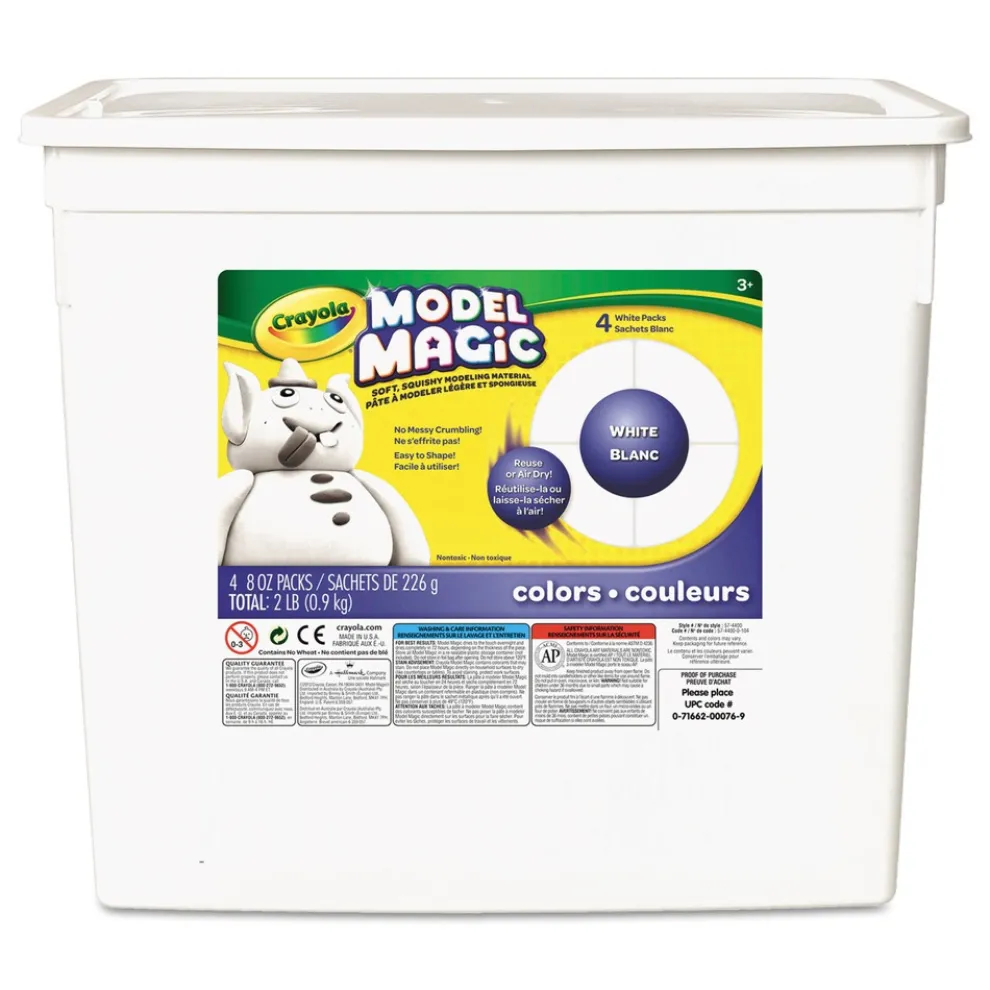 Crayola 2 lbs. 8 oz. Packs Model Magic Modeling Compound - White