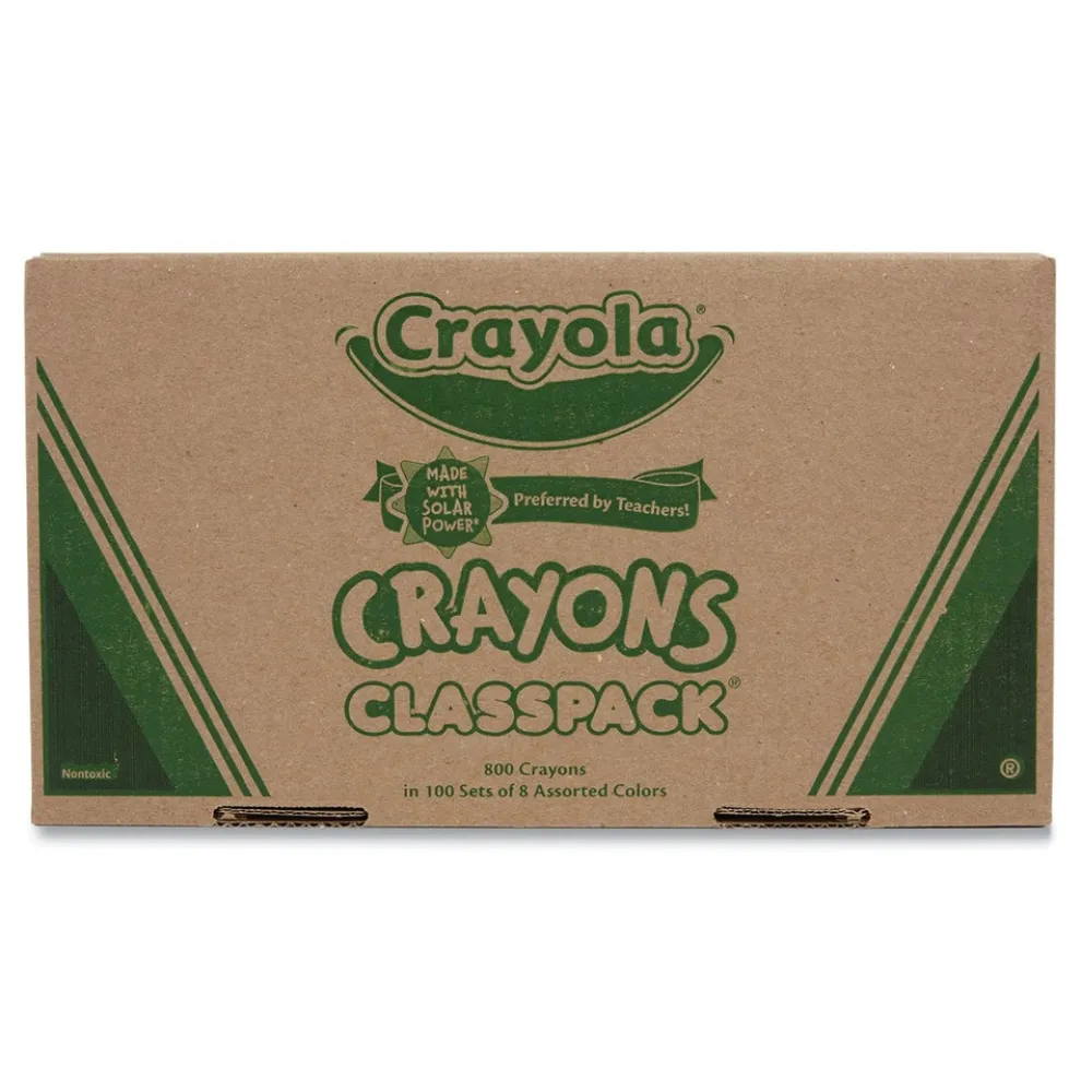 Crayola 8-Color Classpack Regular Crayons (800/Box)