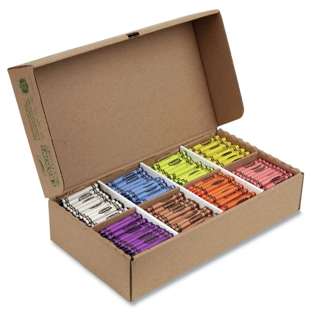 Crayola 8-Color Classpack Regular Crayons (800/Box)