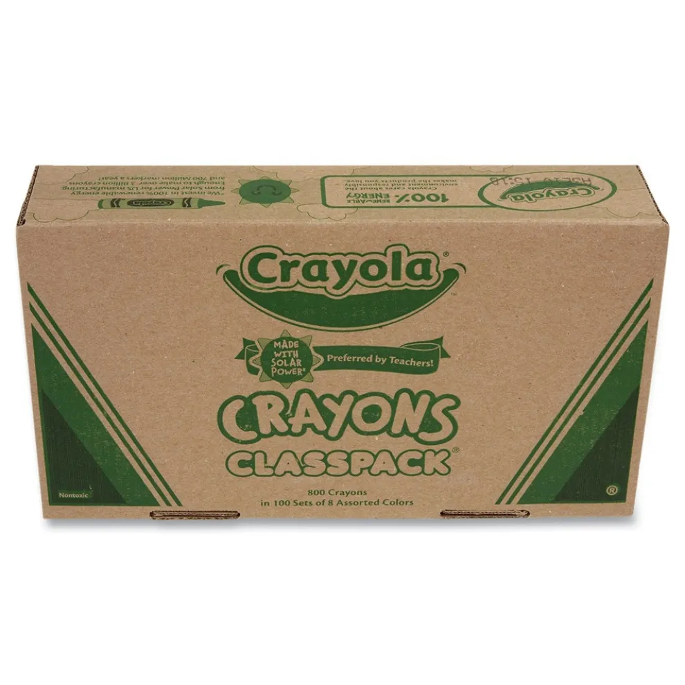 Crayola 8-Color Classpack Regular Crayons (800/Box)