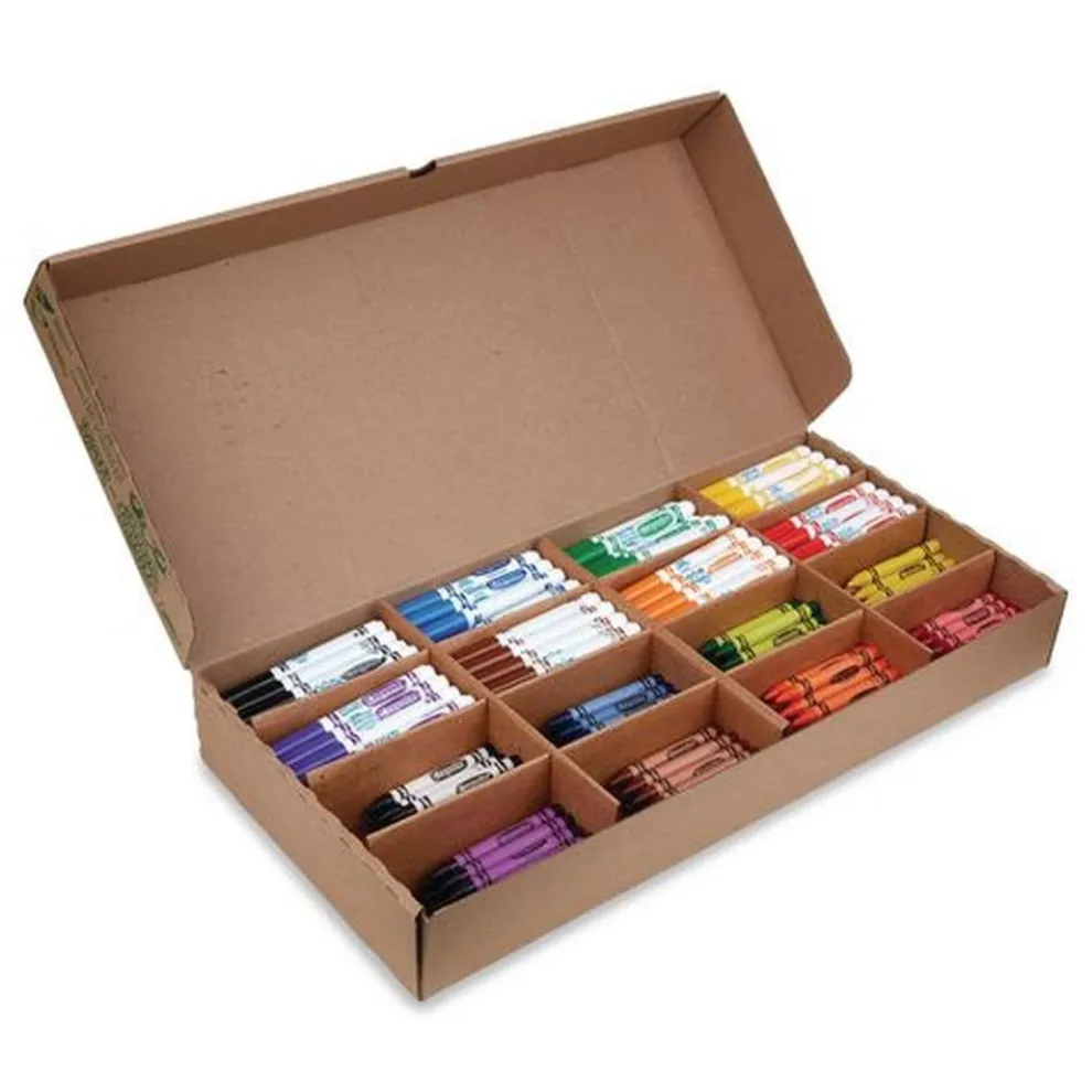 Crayola 8-Color Crayon and Ultra-Clean Washable Marker Classpack (1-Box)