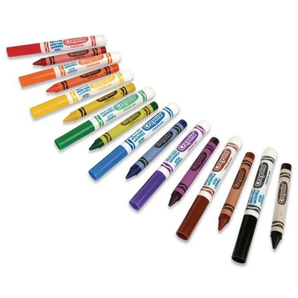 Crayola 8-Color Crayon and Ultra-Clean Washable Marker Classpack (1-Box)