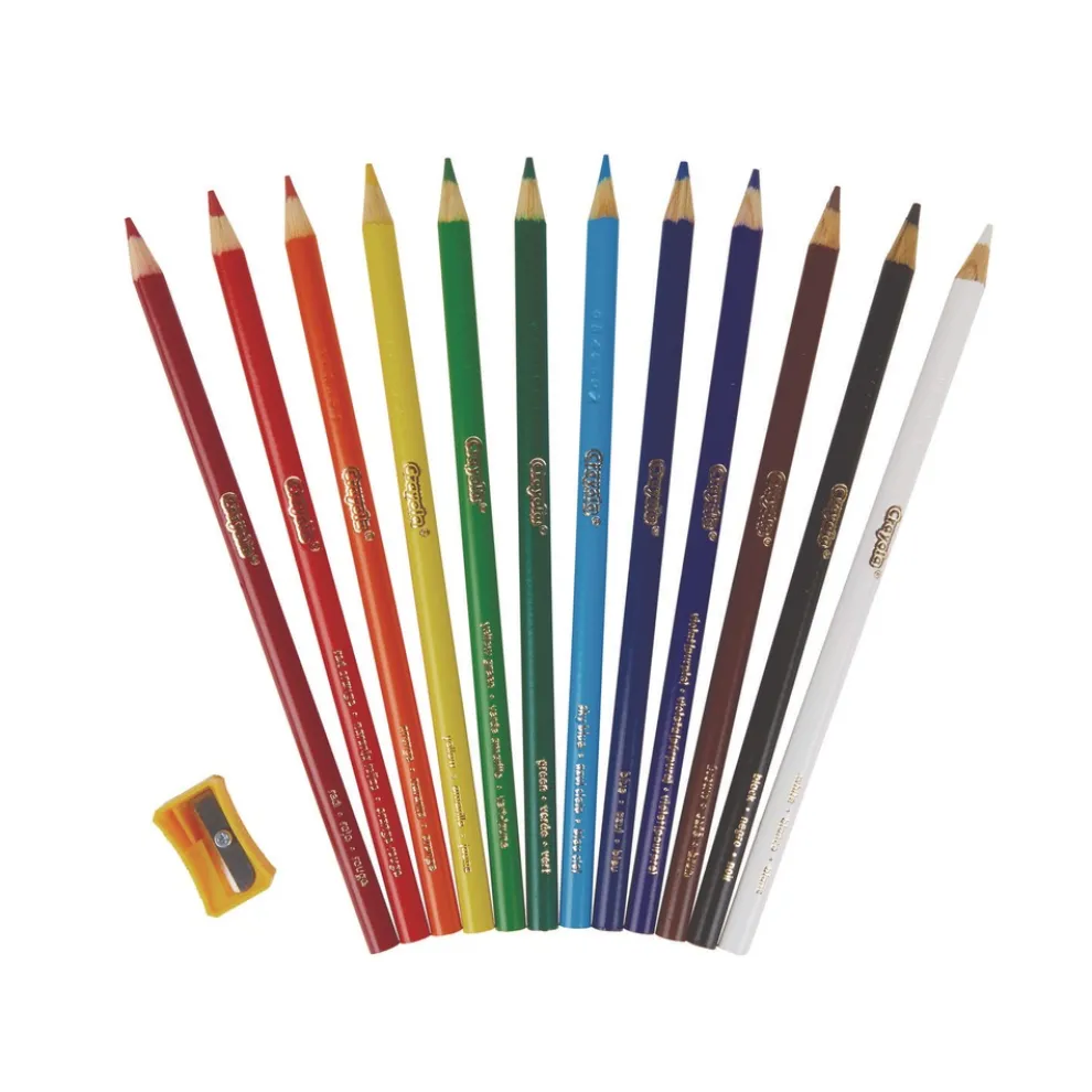 Crayola Color Pencil Classpack Set with Sharpeners - Assorted Lead and Barrel Colors (240/Pack)