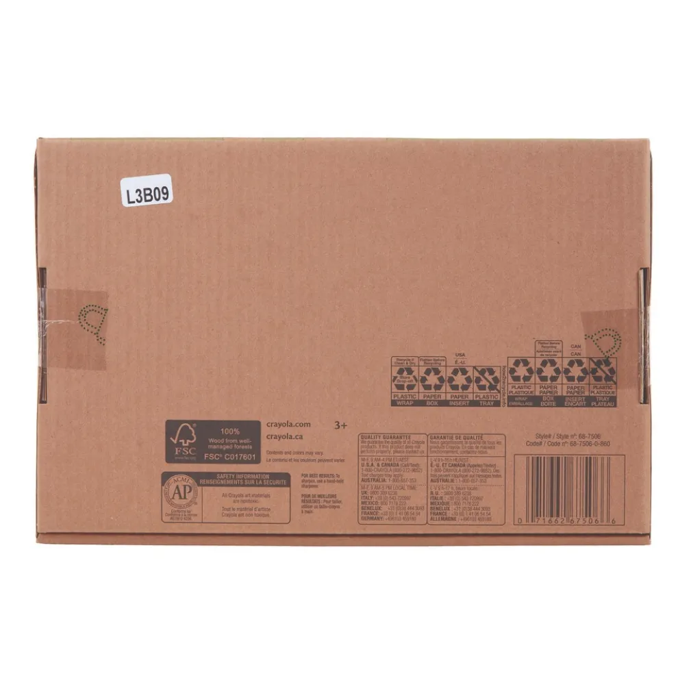 Crayola Color Pencil Classpack Set with Sharpeners - Assorted Lead and Barrel Colors (240/Pack)