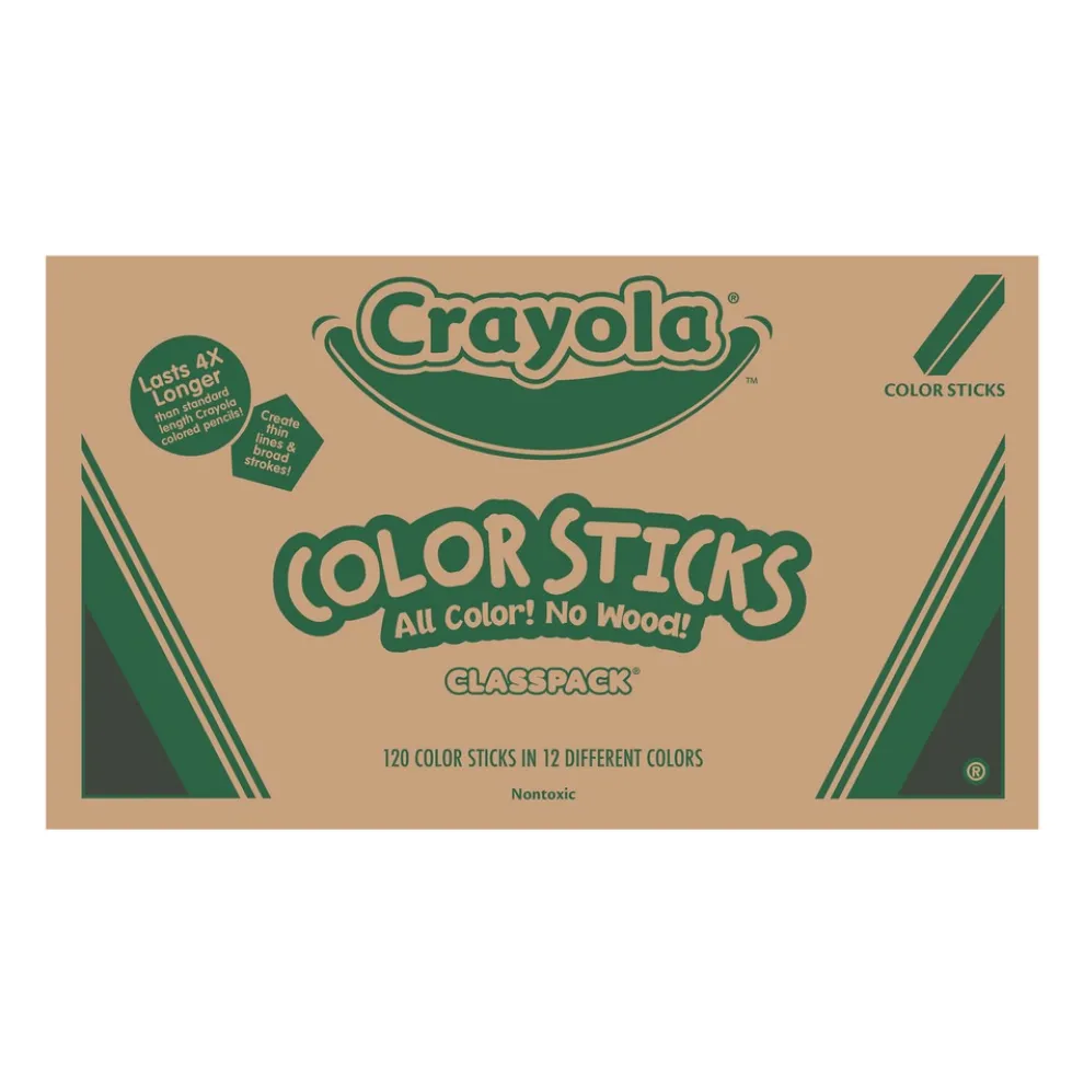 Crayola Color Sticks Classpack - Assorted Lead and Barrel Colors (120/Pack)