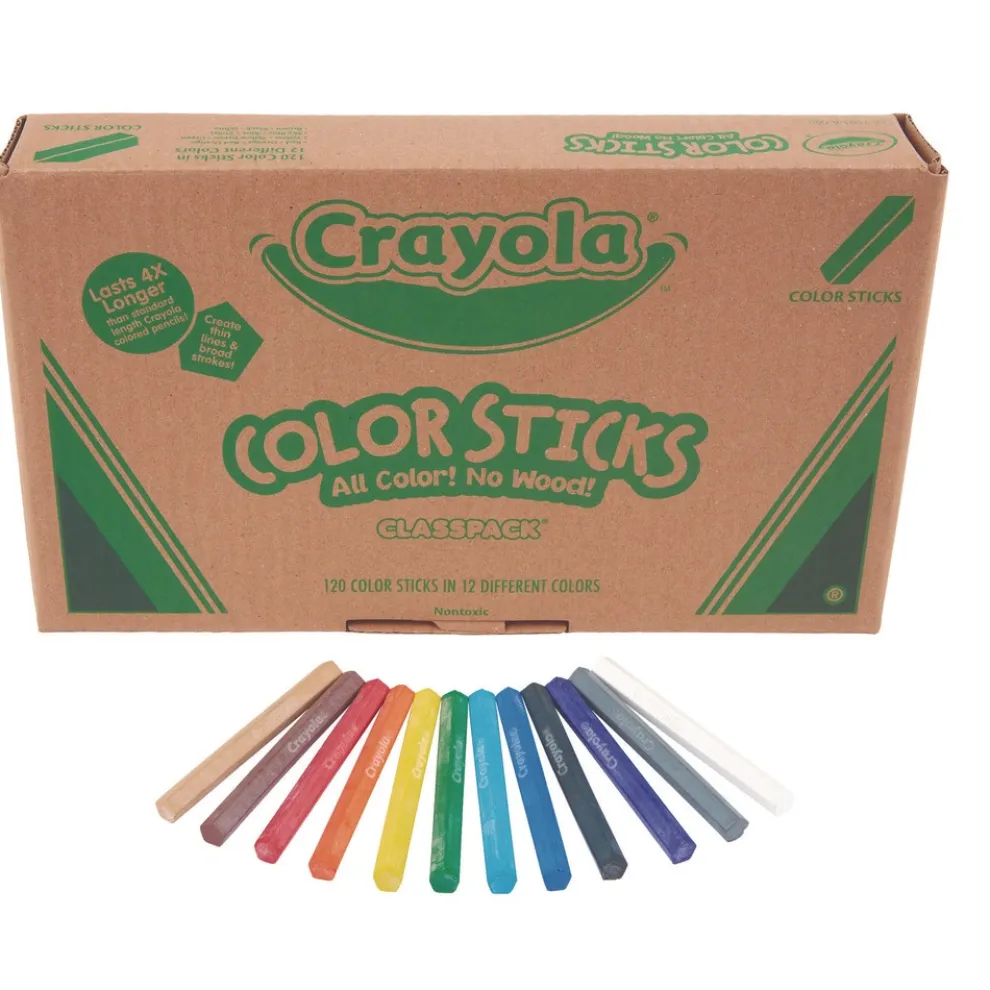 Crayola Color Sticks Classpack - Assorted Lead and Barrel Colors (120/Pack)