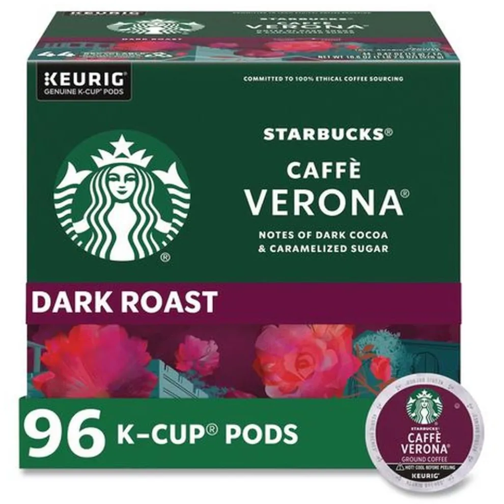 Starbucks Coffee K-Cups Pack - Caffe Verona (96/Carton)