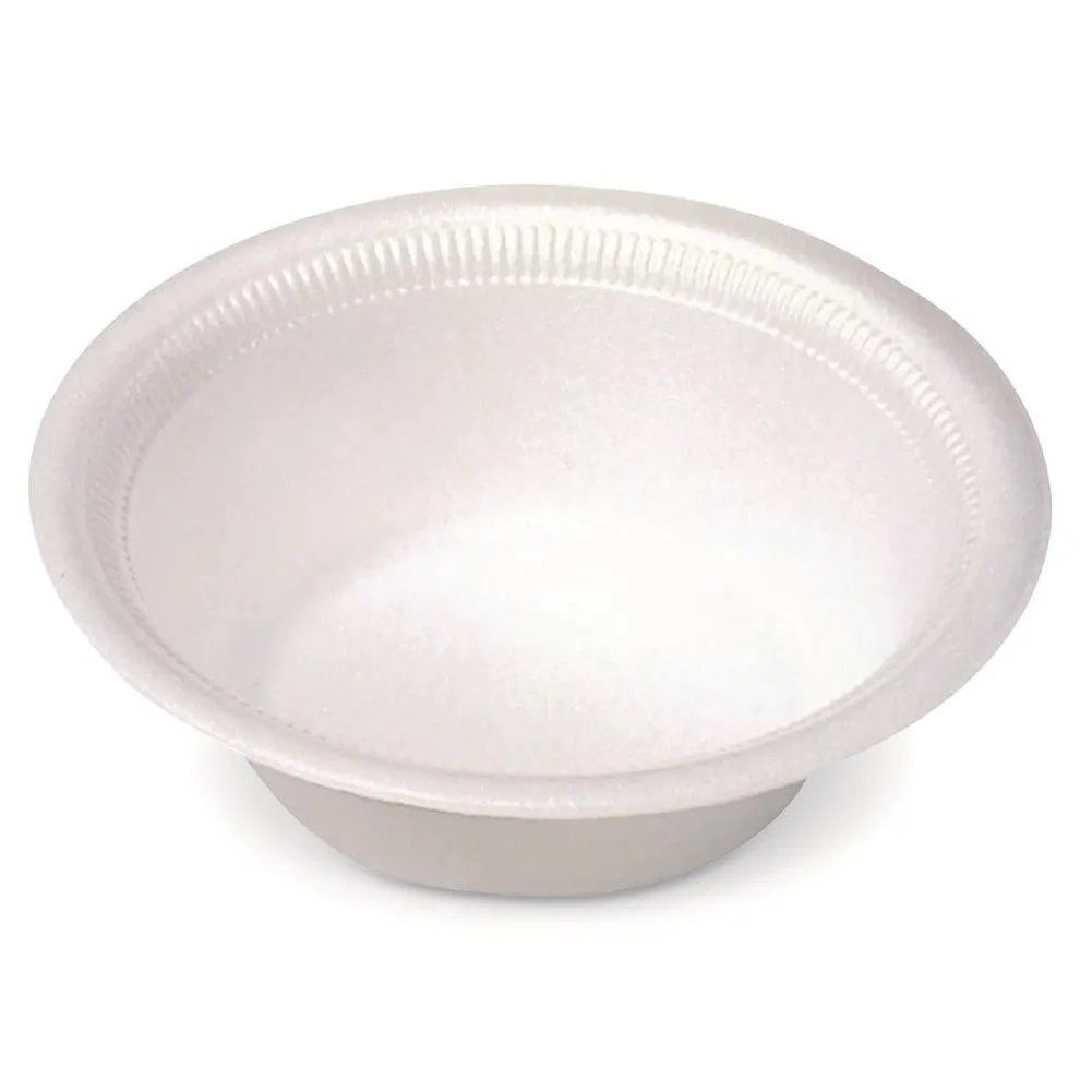 Dart 12 oz. Concorde Foam Bowls - White (125/Pack)