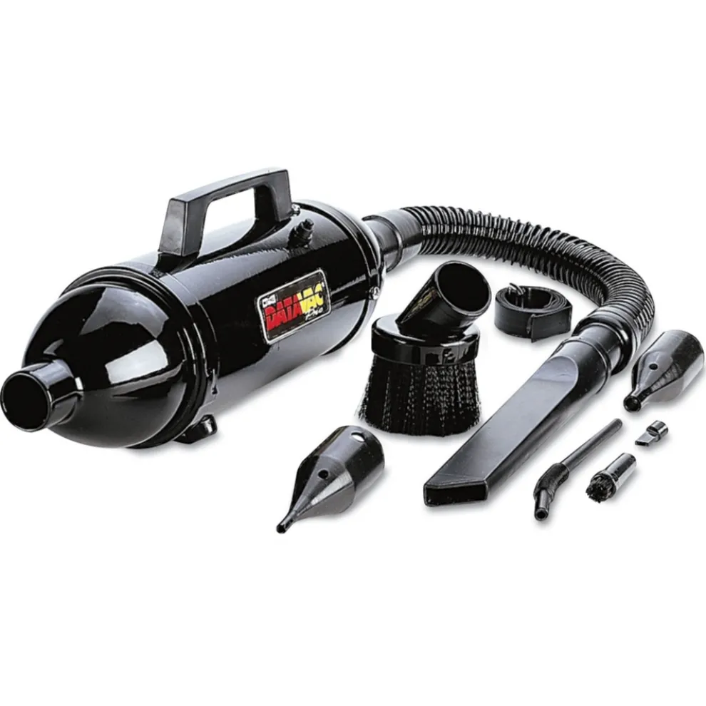 DataVac 0.5 HP Corded Handheld Steel Vacuum/Blower - Black