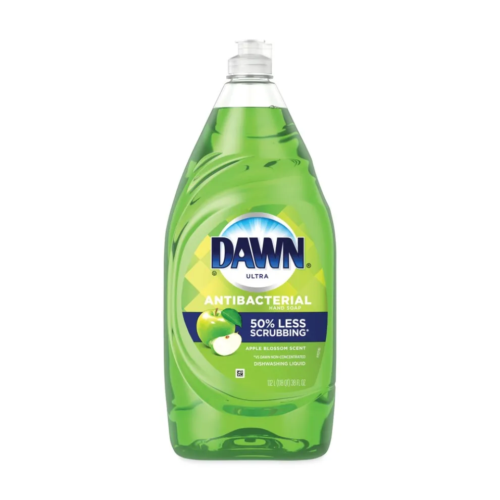 Dawn 38 oz. Bottle Ultra Antibacterial Dishwashing Liquid - Apple Blossom Scent