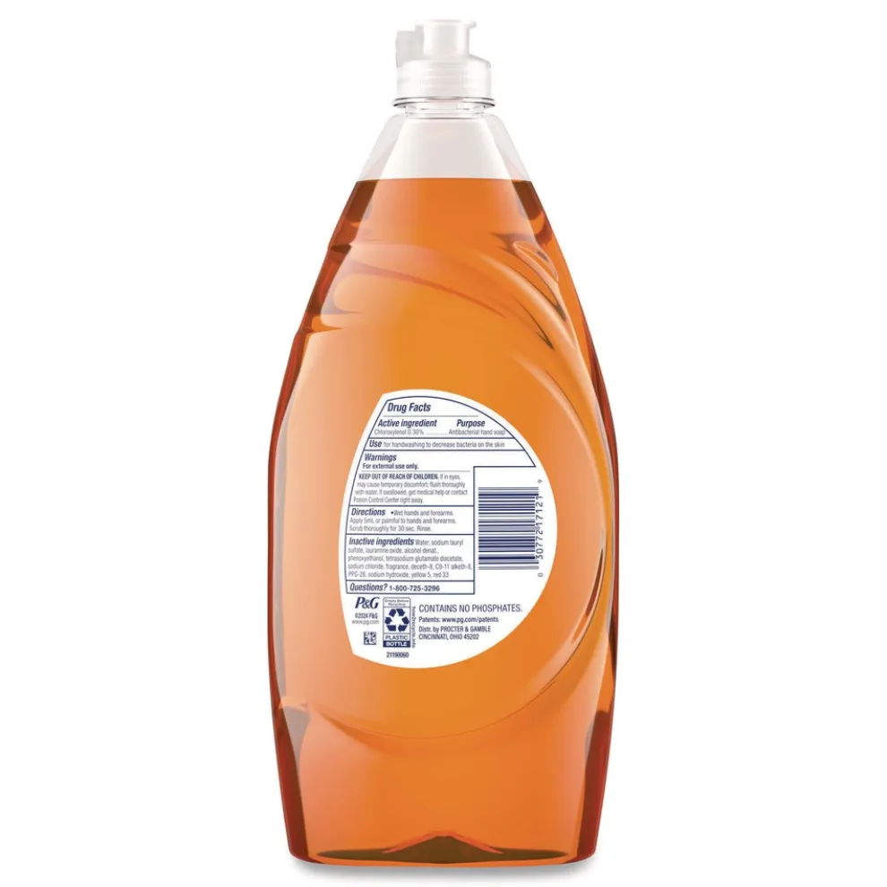 Dawn 30.8 oz. Ultra Antibacterial Dishwashing Liquid - Orange Scent (8/Carton)