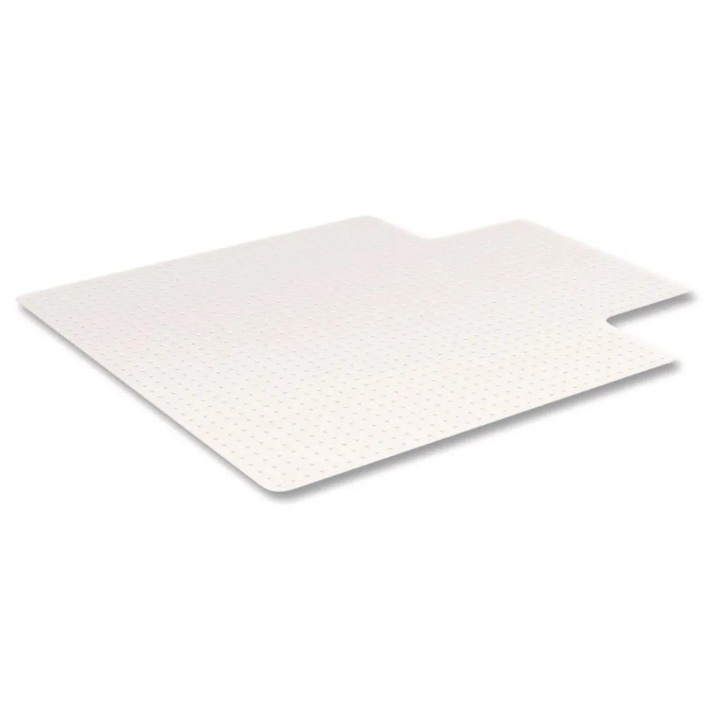 Deflecto 45 in. x 53 in. OceanMat Lipped Carpet Chair Mat - Clear