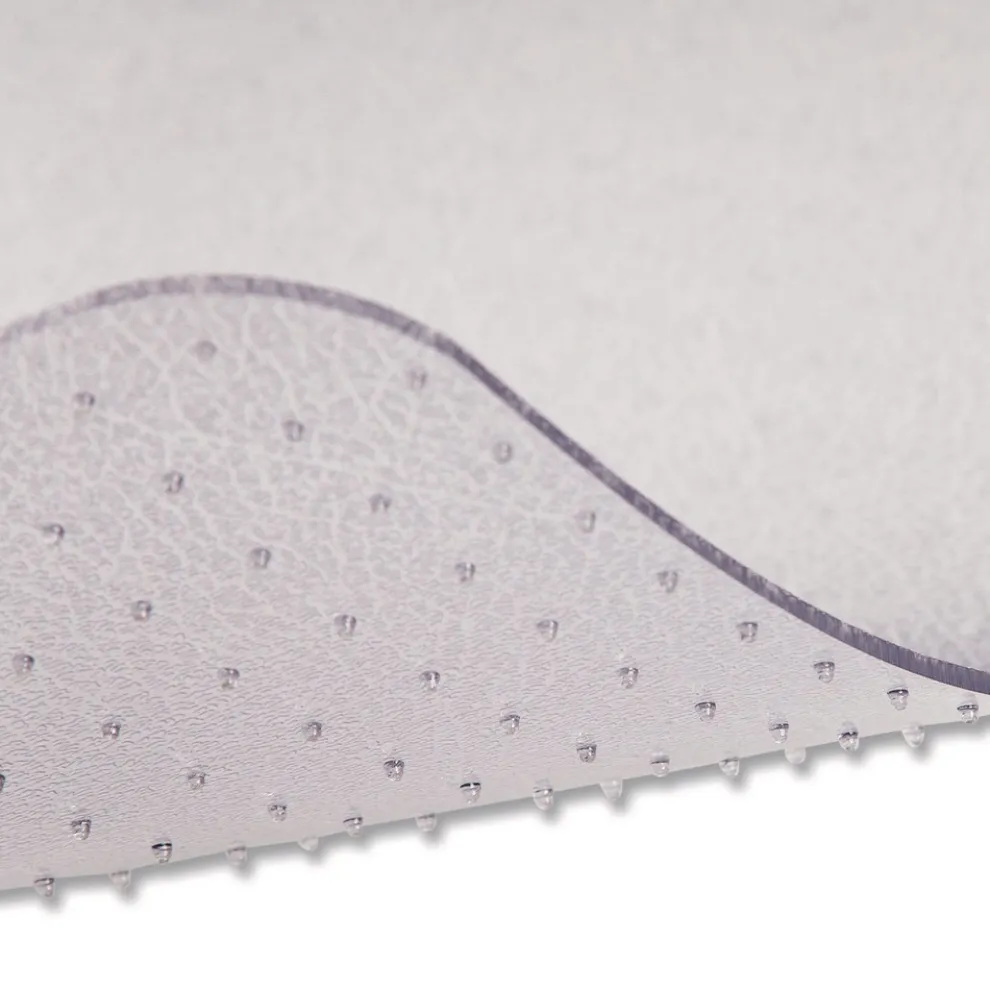 Deflecto 45 in. x 53 in. OceanMat Lipped Carpet Chair Mat - Clear