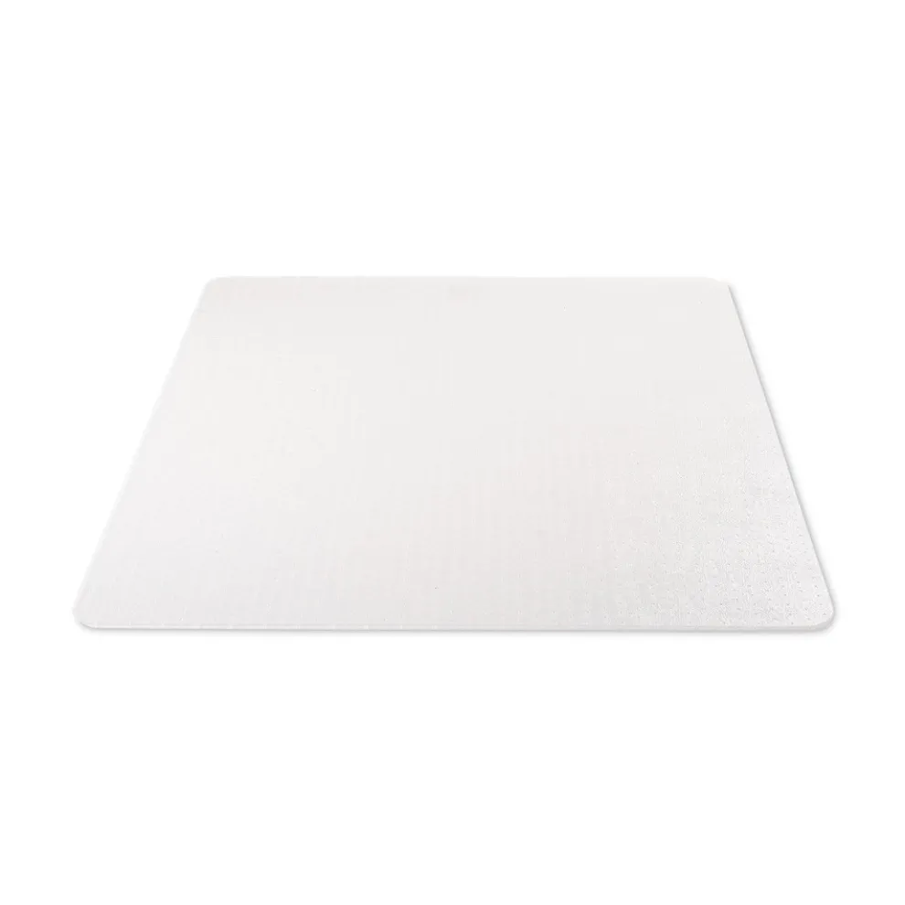 Deflecto 36 x 48 SuperMat Frequent Use Rectangular Chair Mat for Medium Pile Carpet - Clear