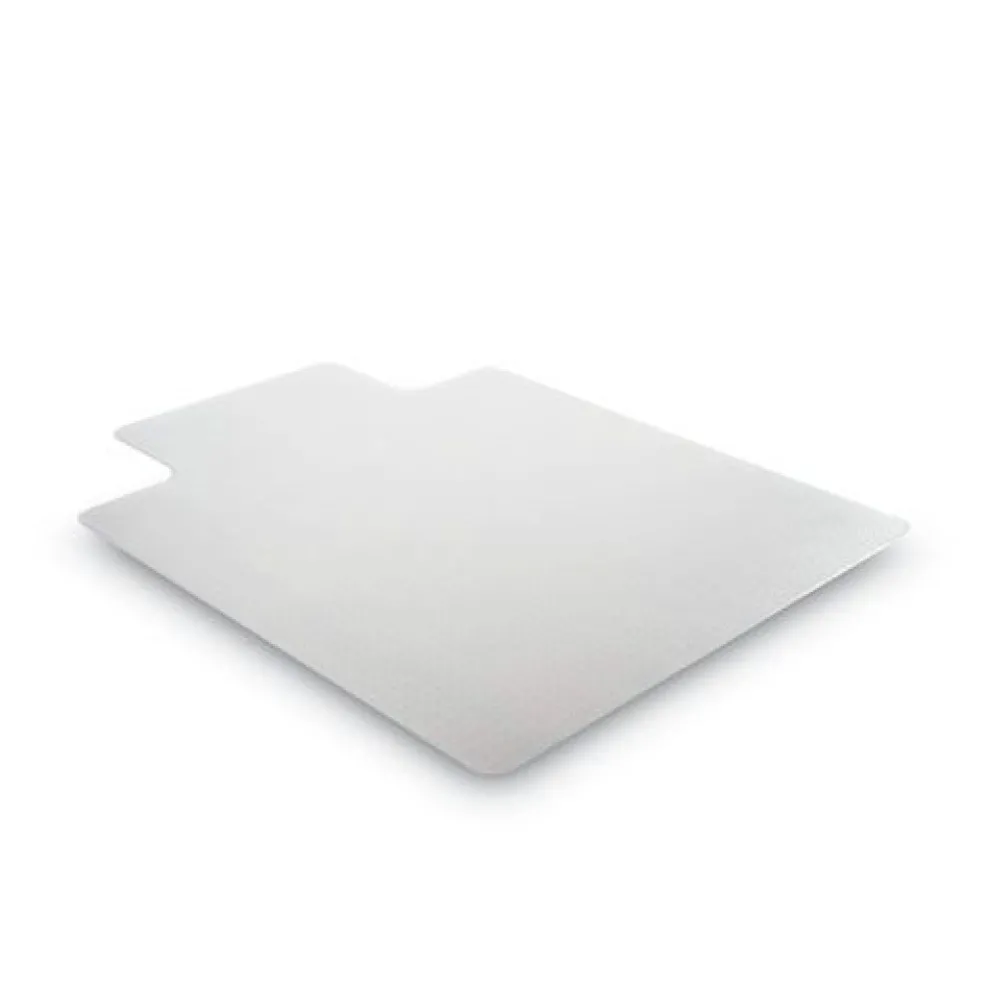Deflecto 36 x 48 SuperMat Frequent Use Lipped Roll Chair Mat for Med Pile Carpet - Clear