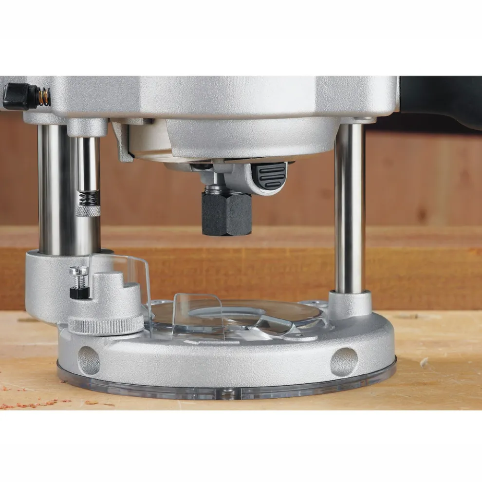 Dewalt 2-1/4 HP EVS Fixed Base and Plunge Router Combo Kit with Hard Case