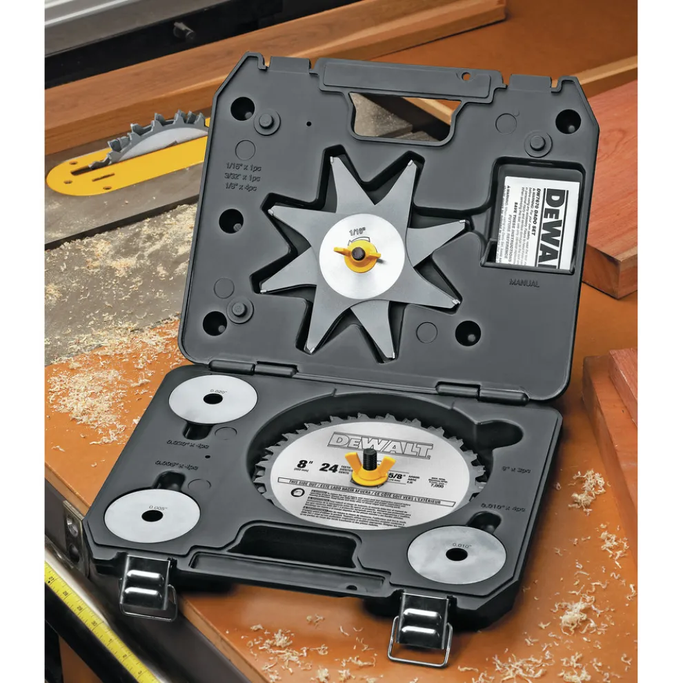 Dewalt 8 in. 24 Tooth Stacked Dado Set