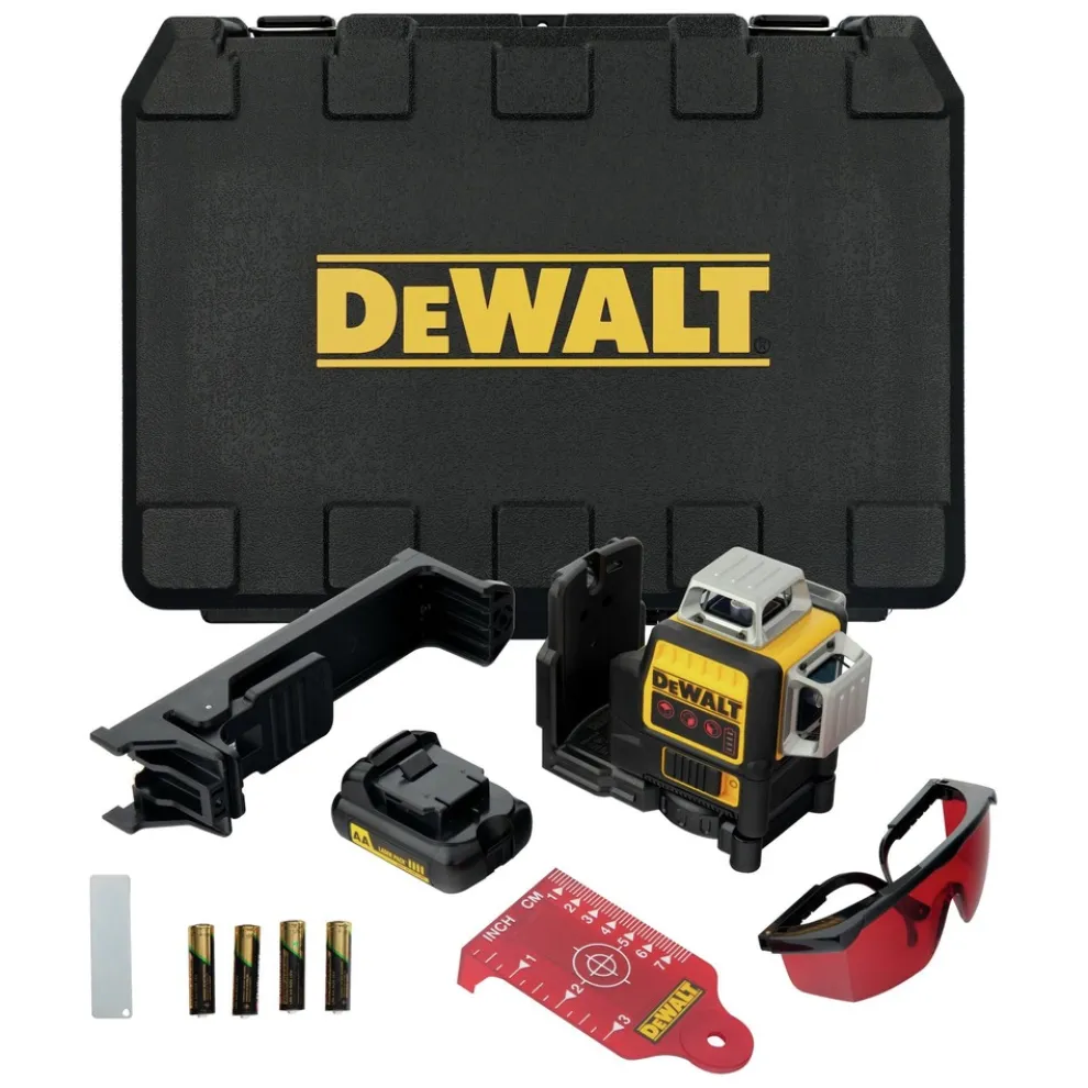 Dewalt 12V MAX 3 x 360 Degrees Red Line Laser