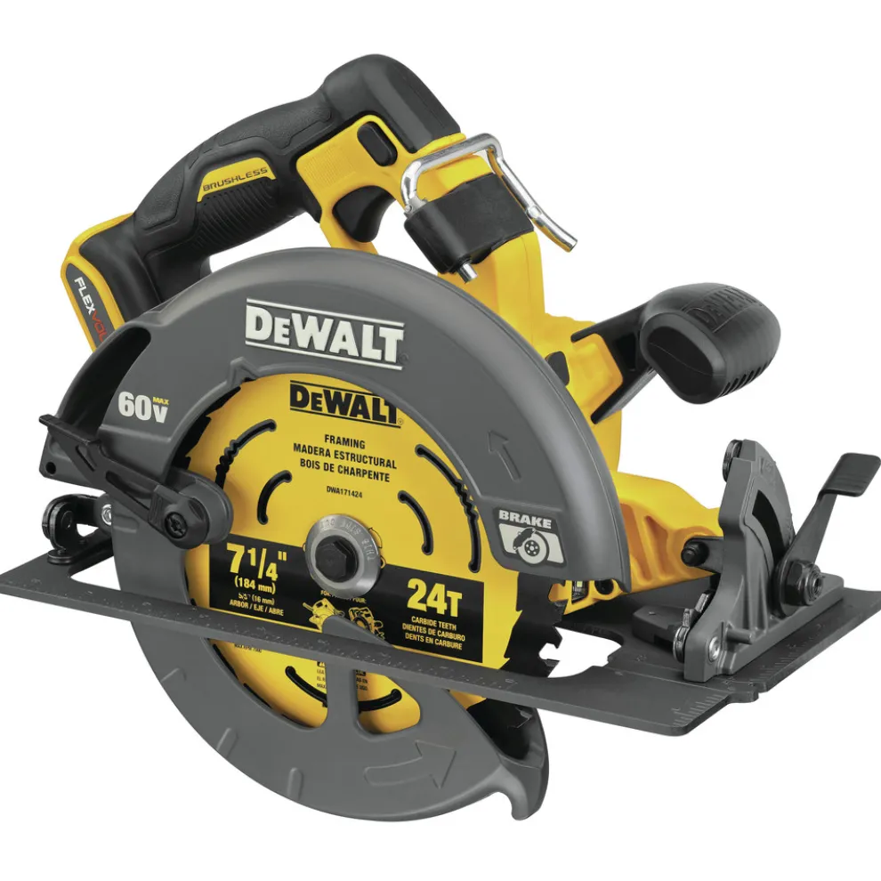 Dewalt 60V MAX FLEXVOLT Brushless 7-1/4 in. Cordless Circular Saw with Electric Brake (Tool Only) - DCS578B