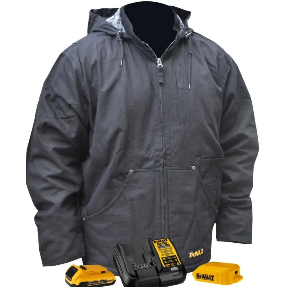 Dewalt 20V MAX Li-Ion Heavy Duty Heated Work Coat Kit - Medium