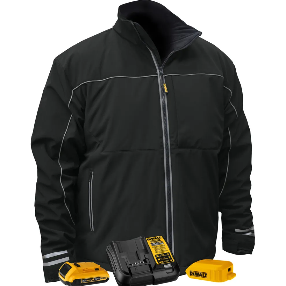 Dewalt 20V MAX Li-Ion G2 Soft Shell Heated Work Jacket Kit - XL