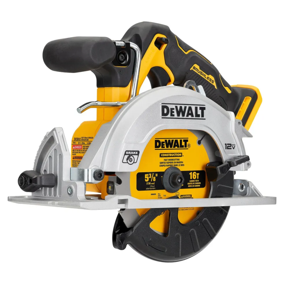 Dewalt 12V MAX XTREME Brushless Lithium-Ion 5-3/8 in. Cordless Circular Saw Kit with Charger (5 Ah)