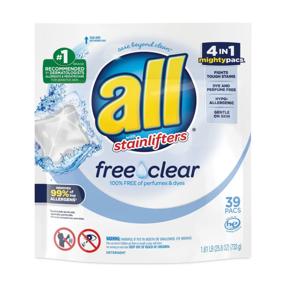 Dial Mighty Pacs Free and Clear Super Concentrated Laundry Detergent