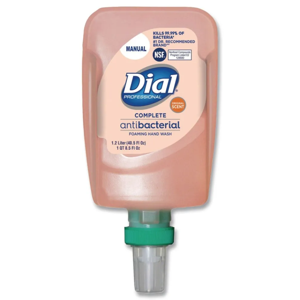 Dial Professional 1.2 Liter Antibacterial Foaming Hand Wash Refill for FIT Manual Dispenser - Original Scent