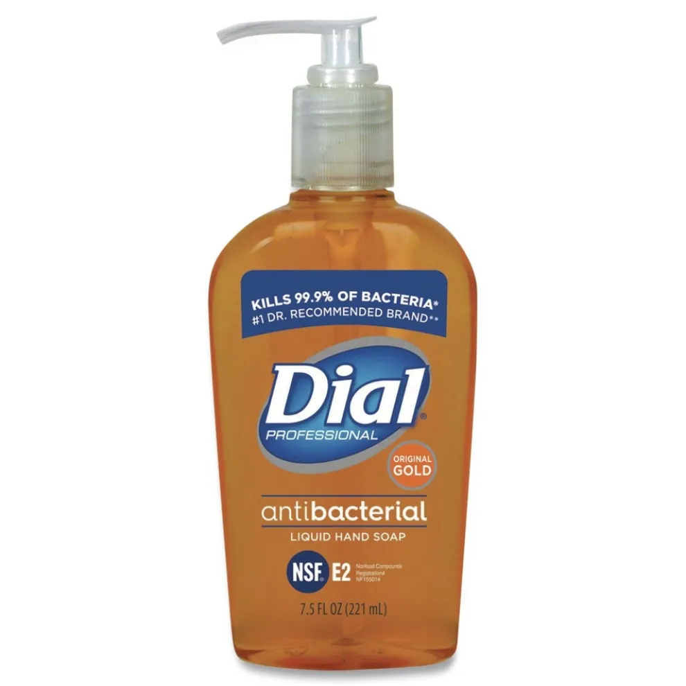 Dial Professional 7.5 oz Antibacterial Liquid Hand Soap - Gold