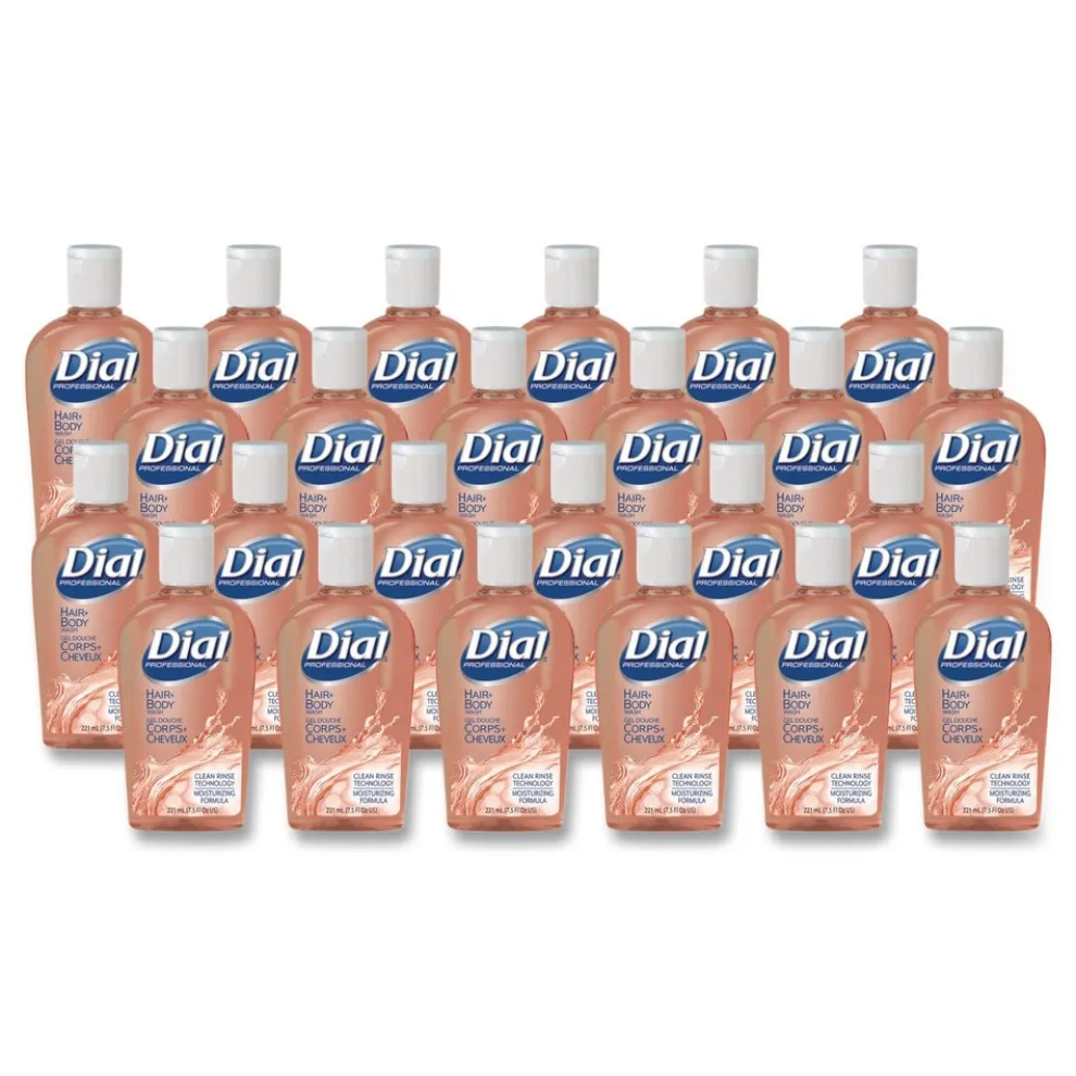 Dial Professional 7.5 oz. Hair and Body Wash - Neutral Scent (24/Carton)
