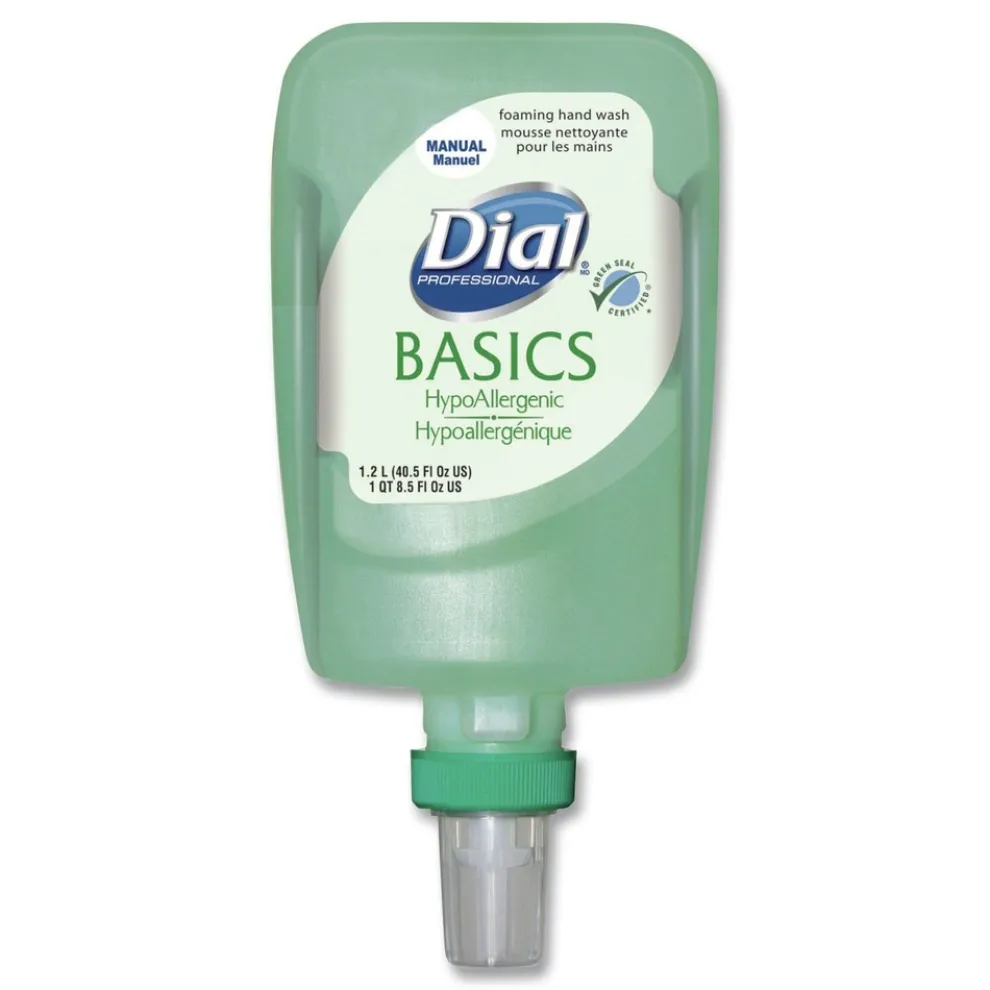 Dial Professional 1.2 Liter Basics Hypoallergenic Foaming Hand Wash Refill for FIT Manual Dispenser - Honeysuckle Scent