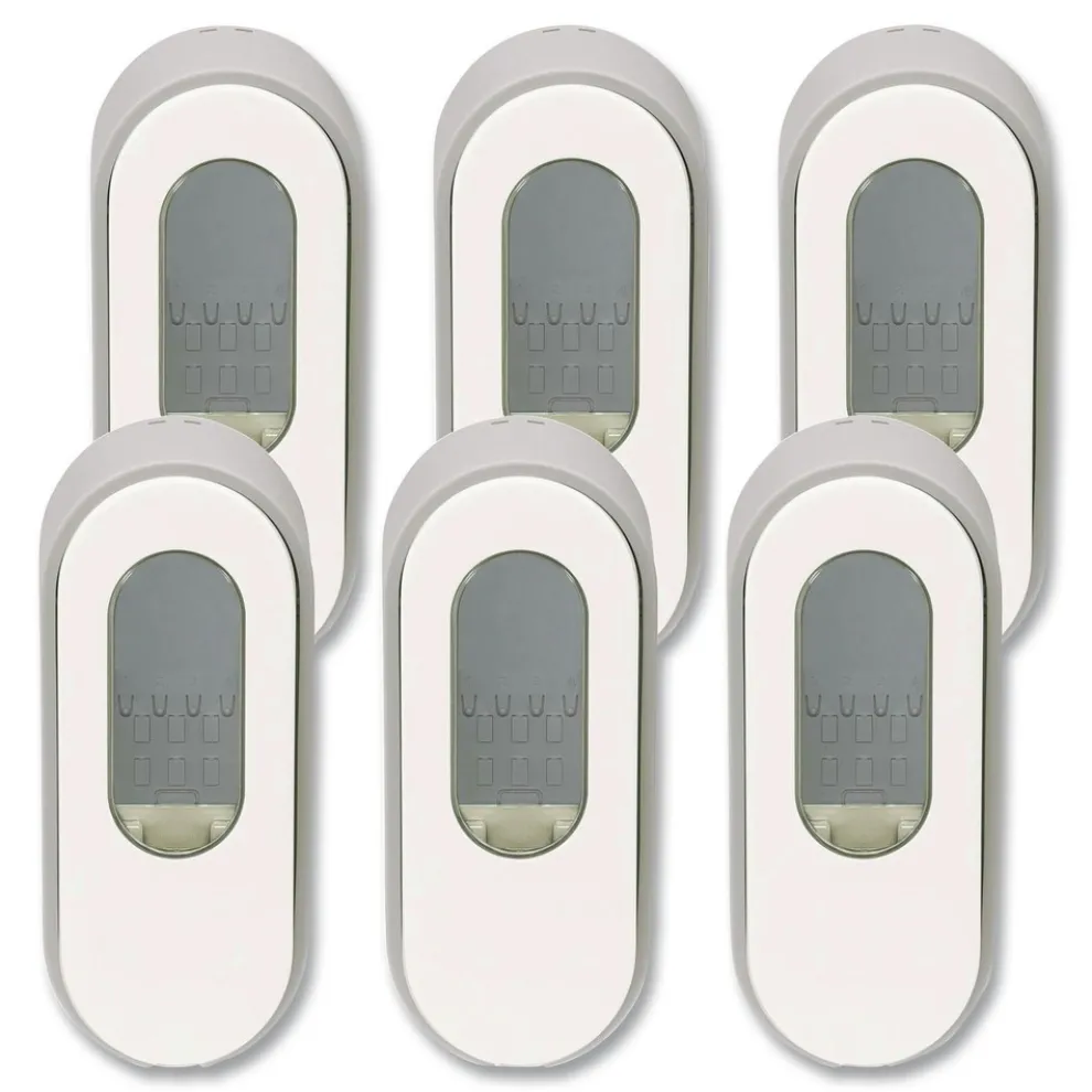 Dial Professional 3.75 in. x 3.38 in. x 8.75 in. 15 oz Versa Dispenser for Pouch Refills - Light Gray/White (6/Carton)