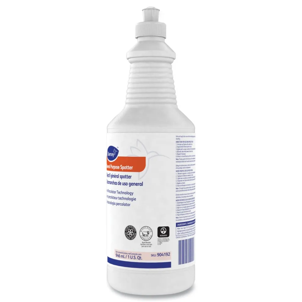 Diversey Care Floral Scent 1 Quart Squeeze Bottle General Purpose Spotter with Percolator Technology (6/Carton)