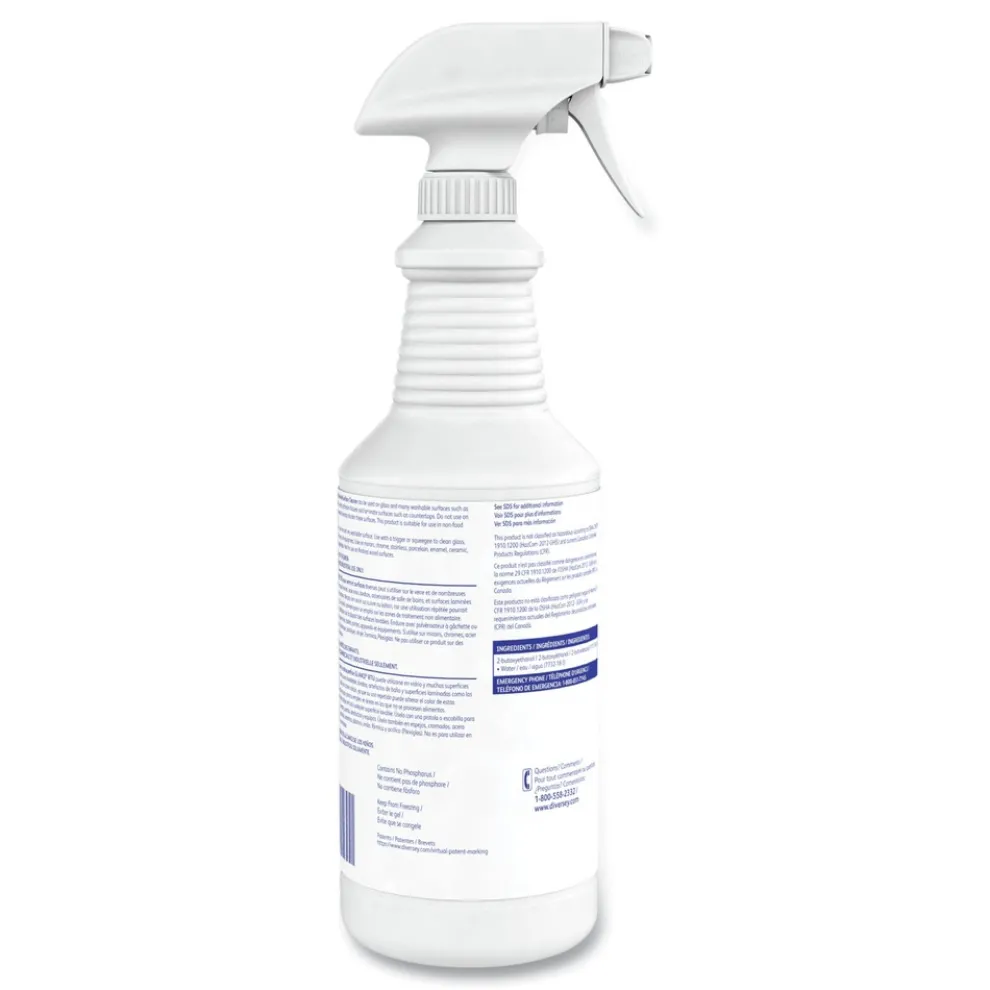 Diversey Care Glance 32 oz. Spray Bottle Glass and Multi-Surface Cleaner - Original (12/Carton)