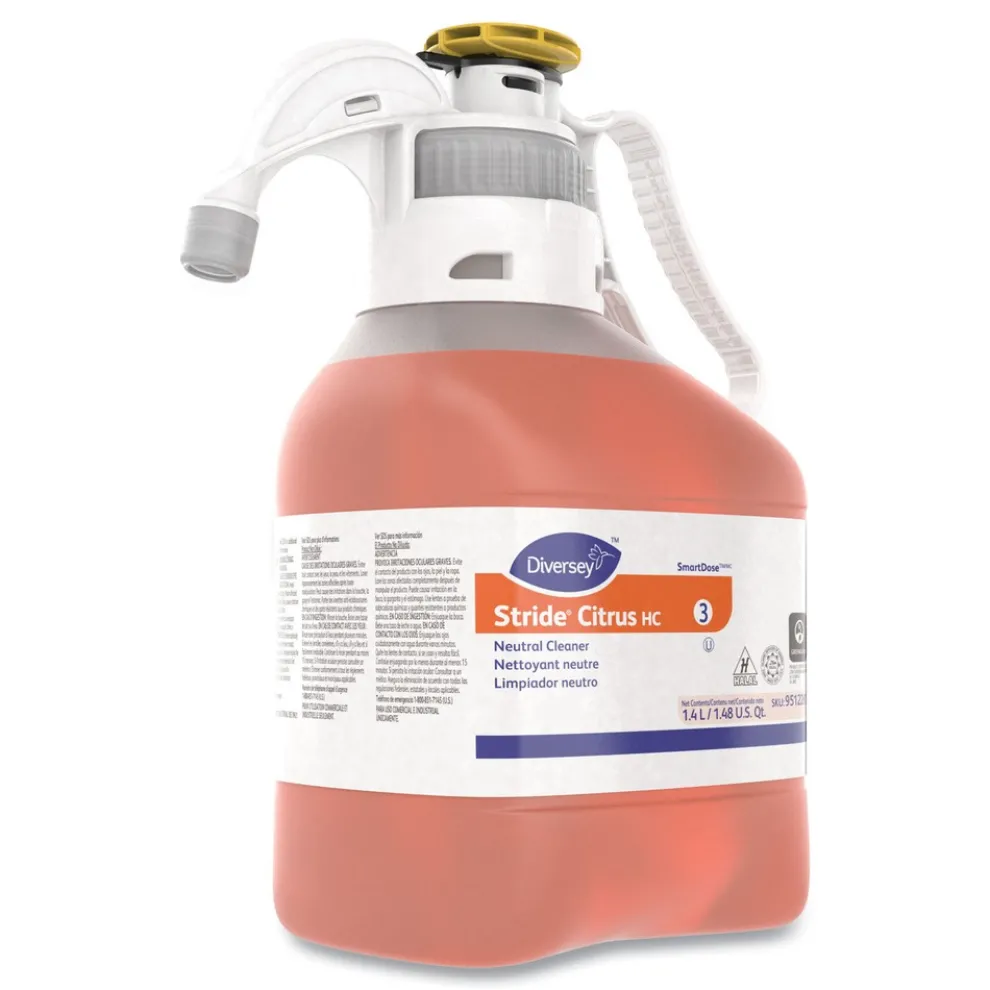 Diversey Care 1.4mL Stride Neutral Cleaner - Citrus Scent (2/Carton)