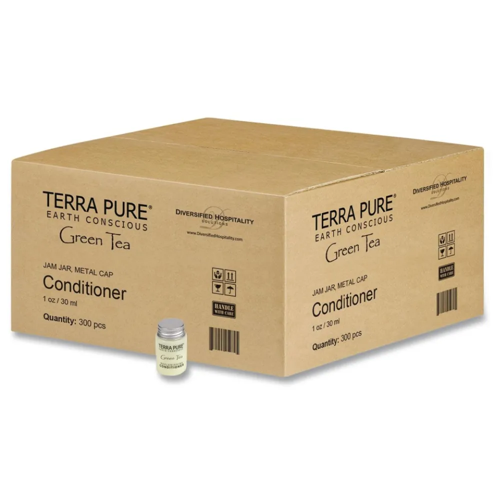 Diversified Hospitality Solutions Terra Pure 1 oz Conditioner - Green Tea Lemongrass (300/Carton)