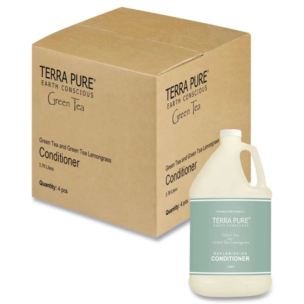 Diversified Hospitality Solutions Terra Pure 1 Gallon Conditioner - Green Tea Lemongrass (4/Carton)