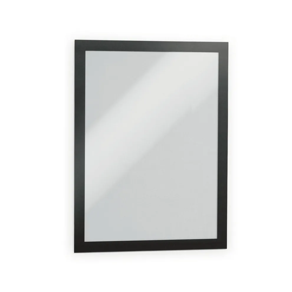 Durable DURAFRAME MAGNETIC Sign Holder Frame 13.39 x 17.87 Black Frame 2/Pack