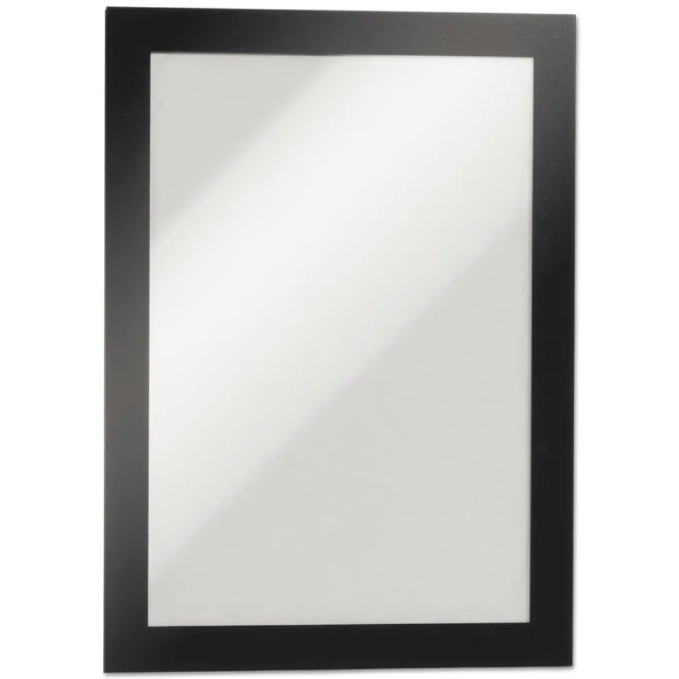 Durable DURAFRAME 5.5 x 8.5 Sign Holder - Black Frame (2/Pack)