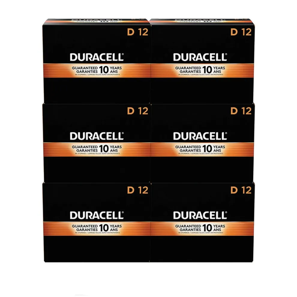 Duracell CopperTop Alkaline D Batteries (72/Carton)
