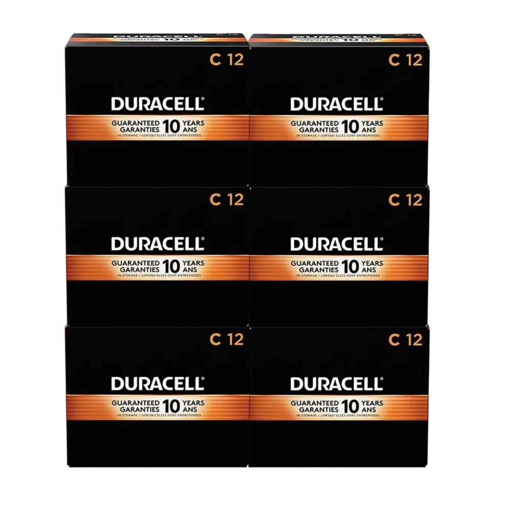 Duracell CopperTop Alkaline C Batteries (72/Carton)