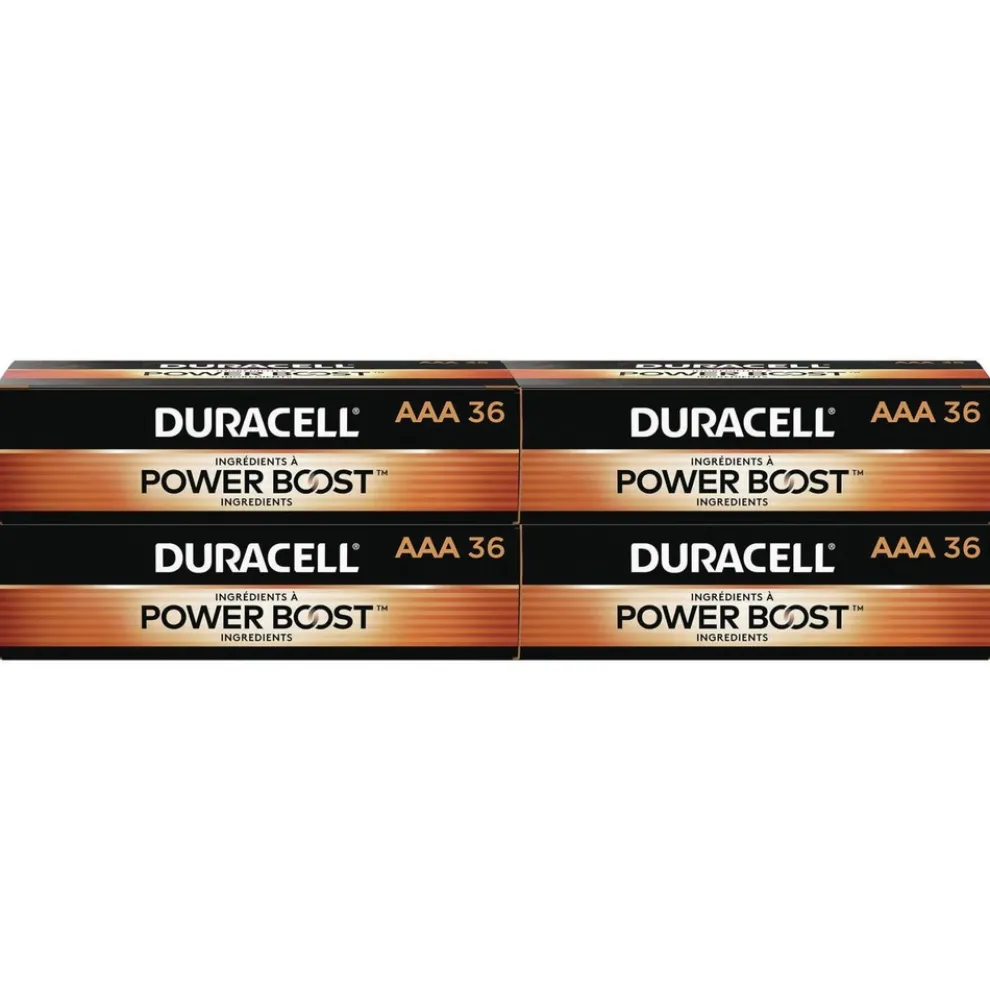 Duracell Power Boost CopperTop Alkaline AAA Batteries (144/Carton)
