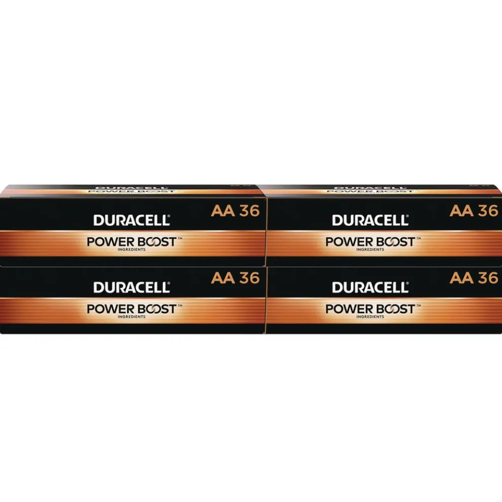 Duracell Power Boost CopperTop Alkaline AA Batteries (144/Carton)
