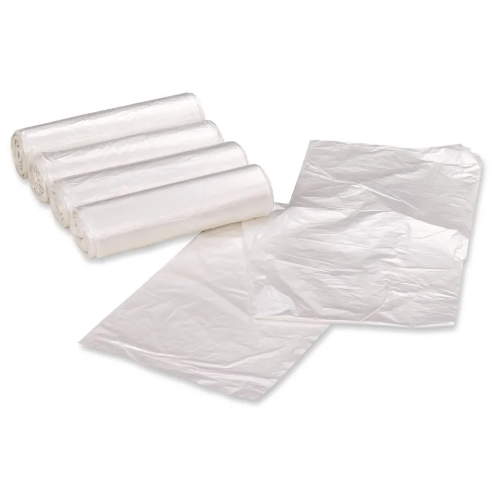 Earthsense Commercial 1507733 40 in. x 46 in. 45-Gallon 1.5 mil. Linear Low Density Clear Recycled Can Liners - Clear (100/Carton)