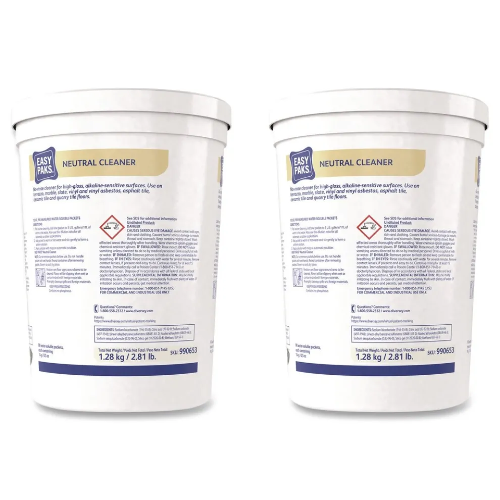 Easy Paks 0.5 oz. Packets Natural Cleaner (90/Tub, 2 Tubs/Carton)